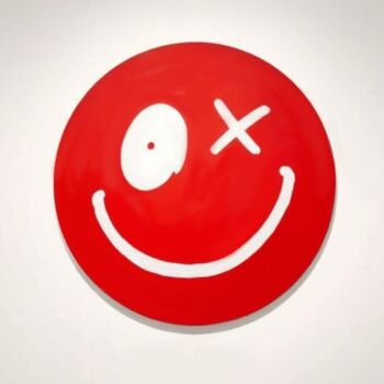 Peinture intitulée "Wink!" par Ivy Blue, Œuvre d'art originale, Acrylique Monté sur Châssis en bois