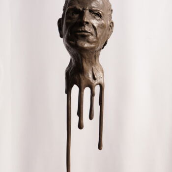 Escultura titulada "los estados de la m…" por Don Stanley Shoemaker, Obra de arte original, Bronce