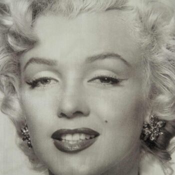 Peinture intitulée "Marilyn Superstar" par Russell Young, Œuvre d'art originale, Acrylique