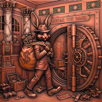 Arts numériques intitulée "Financial Success R…" par M Alk, Œuvre d'art originale, Modélisation 3D