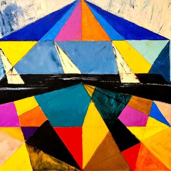 "PAESAGGIO MARINO  (…" başlıklı Tablo Giovanni Battista Cau tarafından, Orijinal sanat, Akrilik