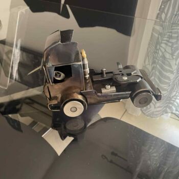 Sculpture intitulée "sculpture camion tr…" par Thierry Bossa, Œuvre d'art originale, Métaux