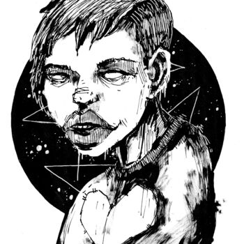 "Mr. Bigserdce ink" başlıklı Resim Аксенов Руслан tarafından, Orijinal sanat, Akrilik