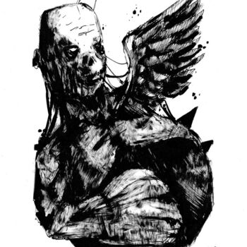 "Mr. Puzobird" başlıklı Resim Аксенов Руслан tarafından, Orijinal sanat, Akrilik