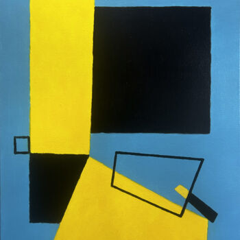 Painting titled "CAUGHT" by Hou Soon Ming, Original Artwork, Acrylic