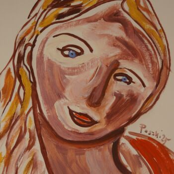 Peinture intitulée "Adoration - 1" par Pierre Paszkowski, Œuvre d'art originale, Huile