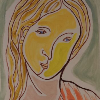 Peinture intitulée "Adoration - 2" par Pierre Paszkowski, Œuvre d'art originale, Huile