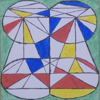 Peinture intitulée "Circus" par Tarvo Merkällinen, Œuvre d'art originale, Acrylique