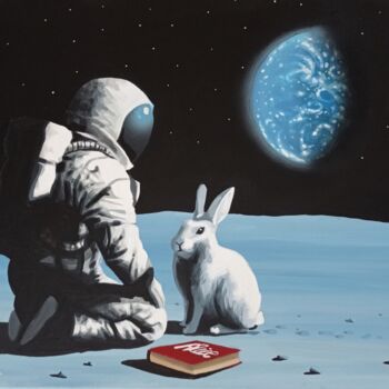 绘画 标题为“Bianconiglio” 由Vincenzo Marino, 原创艺术品, 丙烯