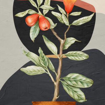 Arts numériques intitulée "ORGANIC ABSTRACT EA…" par Uillian Rius, Œuvre d'art originale, Collage numérique