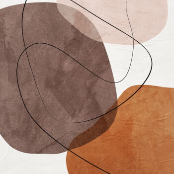 Arts numériques intitulée "ORGANIC ABSTRACT EA…" par Uillian Rius, Œuvre d'art originale, Collage numérique