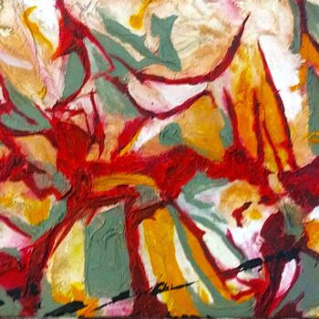 Painting titled "Aves del Paraiso" by Jean-Christophe Beauvais, Original Artwork, Acrylic