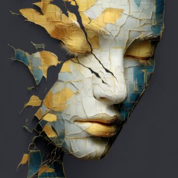 "Serene" başlıklı Dijital Sanat Amanda Moore tarafından, Orijinal sanat, AI tarafından oluşturulan görüntü