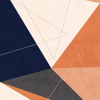 Digital Arts titled "GEOMETRIC ABSTRACT…" by Uillian Rius, Original Artwork, Digital Collage