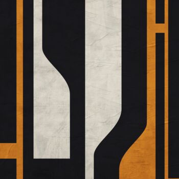 Digital Arts titled "MINIMALIST GEOMETRI…" by Uillian Rius, Original Artwork, Digital Collage