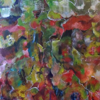 "fraise petillant" başlıklı Tablo Geneviève Durantou tarafından, Orijinal sanat, Akrilik