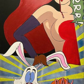 "BAM! Velvet Diva -…" başlıklı Tablo Olesia Gogenko tarafından, Orijinal sanat, Akrilik Ahşap Sedye çerçevesi üzerine monte…