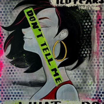 "No Limits, No Fears" başlıklı Tablo Olesia Gogenko tarafından, Orijinal sanat, Akrilik Ahşap Sedye çerçevesi üzerine monte…