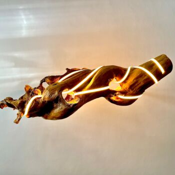 "Lianes De Lumière" başlıklı Heykel Bpm tarafından, Orijinal sanat, Armatür