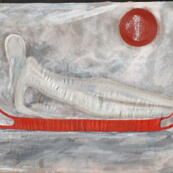 Painting titled "Aquarius" by Christian Envall, Original Artwork, Oil