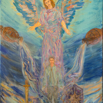 "The Protection of A…" başlıklı Tablo Inessa Lightart tarafından, Orijinal sanat, Akrilik