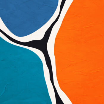 Arts numériques intitulée "ORGANIC ABSTRACT AR…" par Uillian Rius, Œuvre d'art originale, Collage numérique