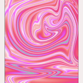 Arts numériques intitulée "Retro Psychedelic P…" par Chun Yu Guan, Œuvre d'art originale, Image générée par l'IA Monté sur P…