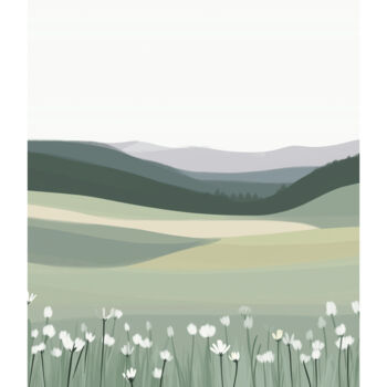 Digital Arts με τίτλο "Secret Garden Lands…" από 春宇 关, Αυθεντικά έργα τέχνης, Εικόνα που δημιουργήθηκε με AI Τοποθετήθηκε στ…