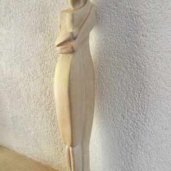 Sculpture titled "l'Etreinte" by Claudine Maure (Pastouille), Original Artwork, Terra cotta