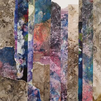 "Verticalité rompue" başlıklı Kolaj Montserrat Garcia tarafından, Orijinal sanat, Akrilik