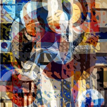 "LES AMIS (41 cm x 3…" başlıklı Dijital Sanat Nictsi Khamira tarafından, Orijinal sanat, Dijital Resim