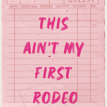 Arts numériques intitulée "This Ain't My First…" par Chun Yu Guan, Œuvre d'art originale, Image générée par l'IA Monté sur P…