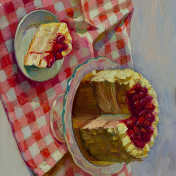 "Delicious Cranberry…" başlıklı Dijital Sanat 春宇 关 tarafından, Orijinal sanat, AI tarafından oluşturulan görüntü Ahşap panel…