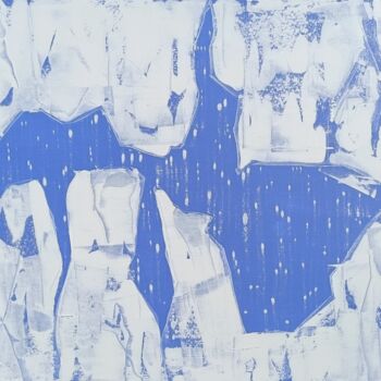 Painting titled "BB3" by Amélie Romet, Original Artwork, Acrylic Mounted on Wood Stretcher frame