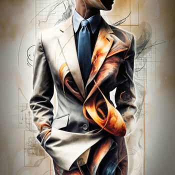 Digitale Kunst getiteld "Core Directive" door George Van Der Lee, Origineel Kunstwerk, AI gegenereerde afbeelding