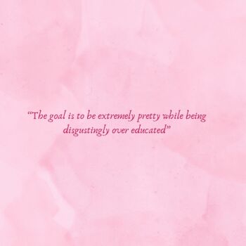 Arts numériques intitulée "Pretty and Educated…" par Chun Yu Guan, Œuvre d'art originale, Image générée par l'IA Monté sur P…