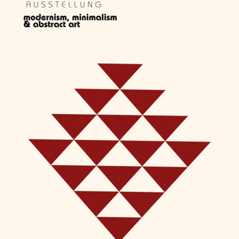 Digital Arts με τίτλο "Bauhaus Geometric M…" από 春宇 关, Αυθεντικά έργα τέχνης, Εικόνα που δημιουργήθηκε με AI Τοποθετήθηκε στ…