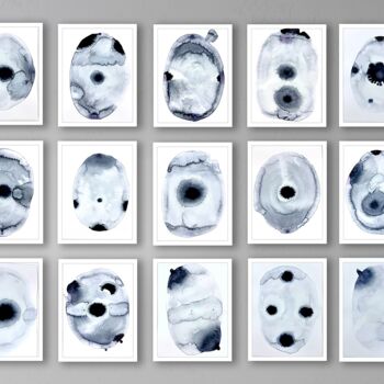 Malarstwo zatytułowany „Dew Drops” autorstwa Sumit Ratta, Oryginalna praca, Atrament