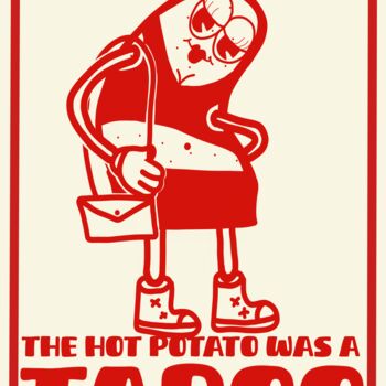 "Hot Potato" başlıklı Dijital Sanat Petitetoulon tarafından, Orijinal sanat, Dijital Resim