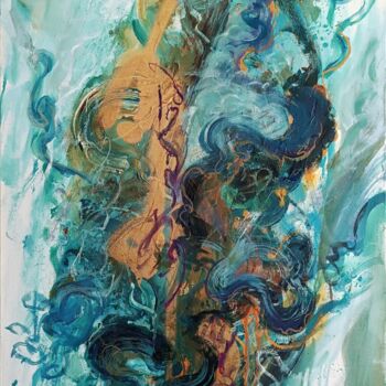 Peinture intitulée "Metamorphoses" par Artem Katalkin, Œuvre d'art originale, Acrylique Monté sur Châssis en bois