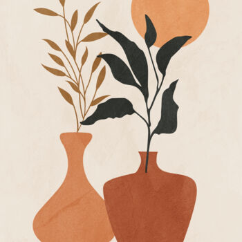 Arts numériques intitulée "TROPICAL FLORAL BOT…" par Uillian Rius, Œuvre d'art originale, Collage numérique