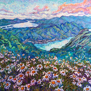 "Between the Sky and…" başlıklı Tablo Natalia Bessmertnova tarafından, Orijinal sanat, Petrol