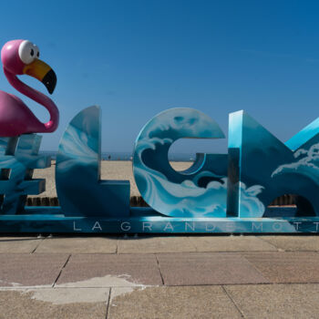 Fotografie getiteld "Lettres "LGM" de La…" door Coralie Dauzats, Origineel Kunstwerk, Digitale fotografie