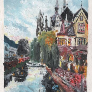 ""Dusky Murmurs of H…" başlıklı Baskıresim Mona.B tarafından, Orijinal sanat, Petrol