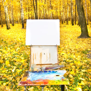 "Autumn landscape wi…" başlıklı Fotoğraf Irina Afonskaya tarafından, Orijinal sanat, Dijital Fotoğrafçılık