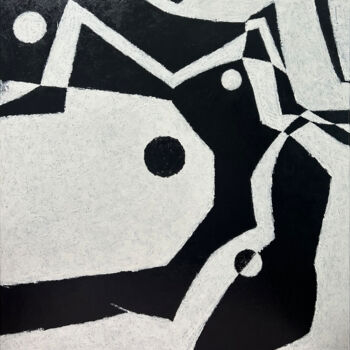 Painting titled "THAT DOT WANT TO BE…" by Hou Soon Ming, Original Artwork, Acrylic