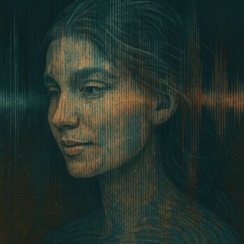 "Vivienne" başlıklı Dijital Sanat Giuseppe Cristadoro tarafından, Orijinal sanat, AI tarafından oluşturulan görüntü