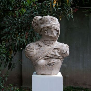 Skulptur mit dem Titel "Wrapped n° 3 – Vene…" von Daniele Accossato, Original-Kunstwerk, Gips