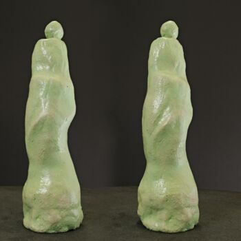 "Figur G" başlıklı Heykel Prof. Andreas Loeschner-Gornau tarafından, Orijinal sanat, Taş