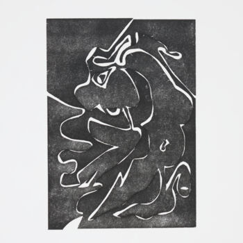 Printmaking titled "Série "Plus et moin…" by Gabriel Grillot, Original Artwork, Engraving